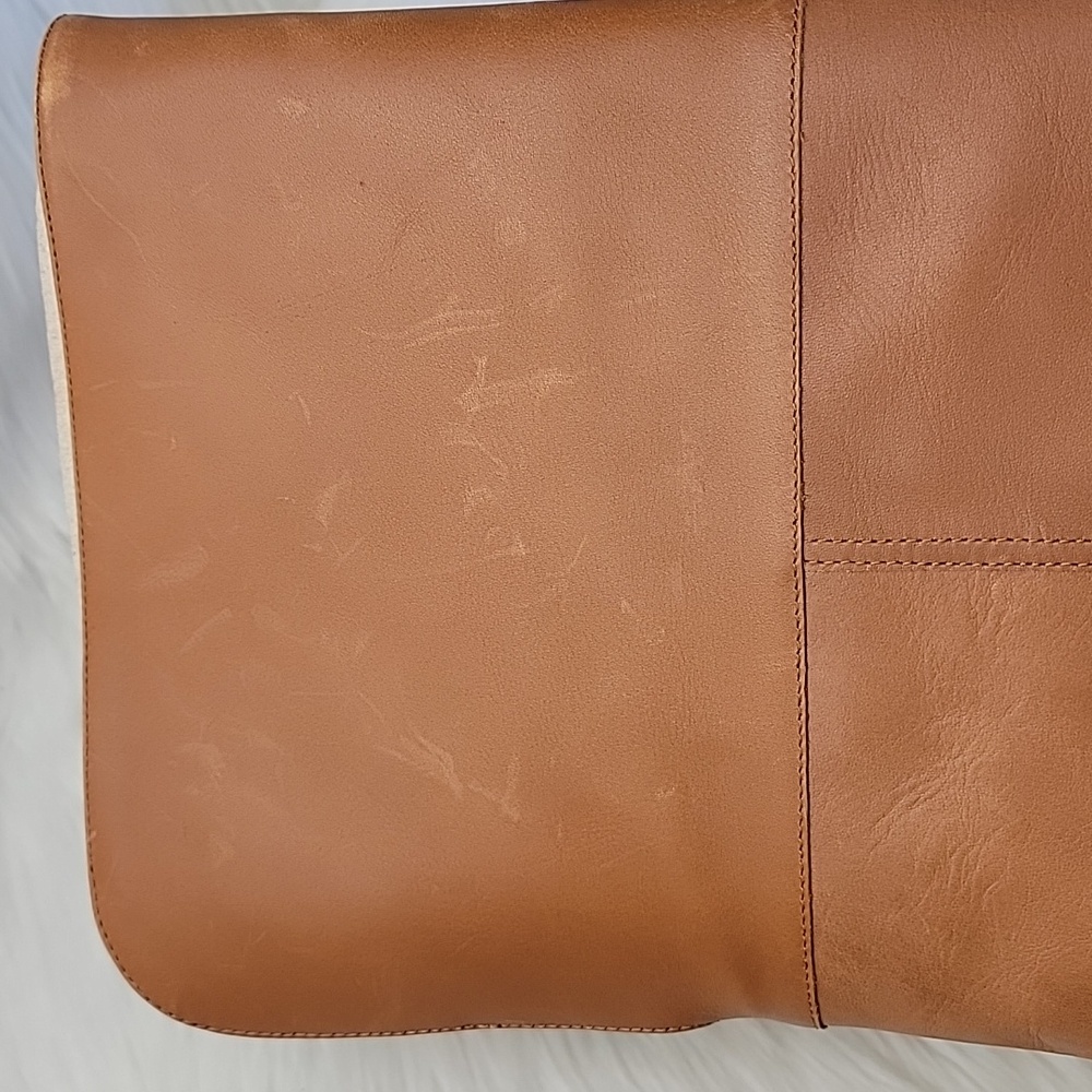 J.CREW‎ Tan Leather Over-The-Knee Fold Over Preppy Western Equestrian Boots 8.5 - Picture 11 of 16